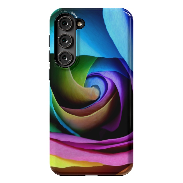 Galaxy S23 Plus StrongFit colorful rose by haroulita