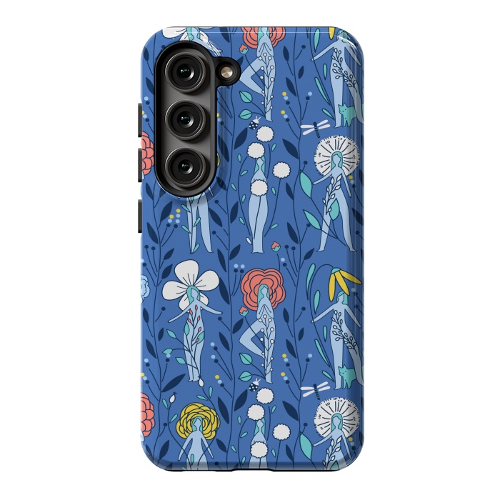 Galaxy S23 StrongFit Springtime floral women design by Anna Alekseeva