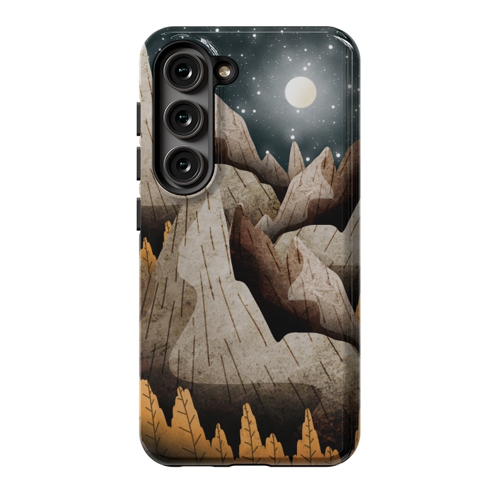 Galaxy S23 StrongFit Mountainous mountain and peaks by Steve Wade (Swade)