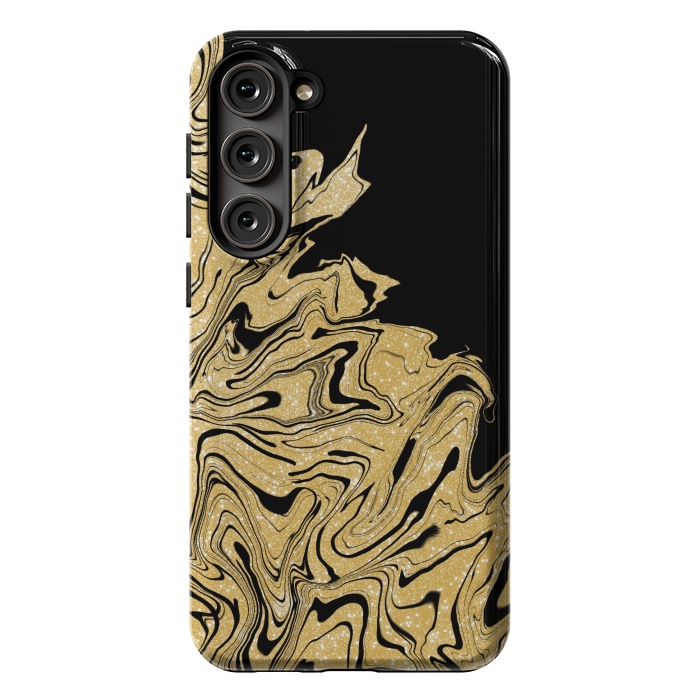 Galaxy S23 Plus StrongFit Gold marble by Jms