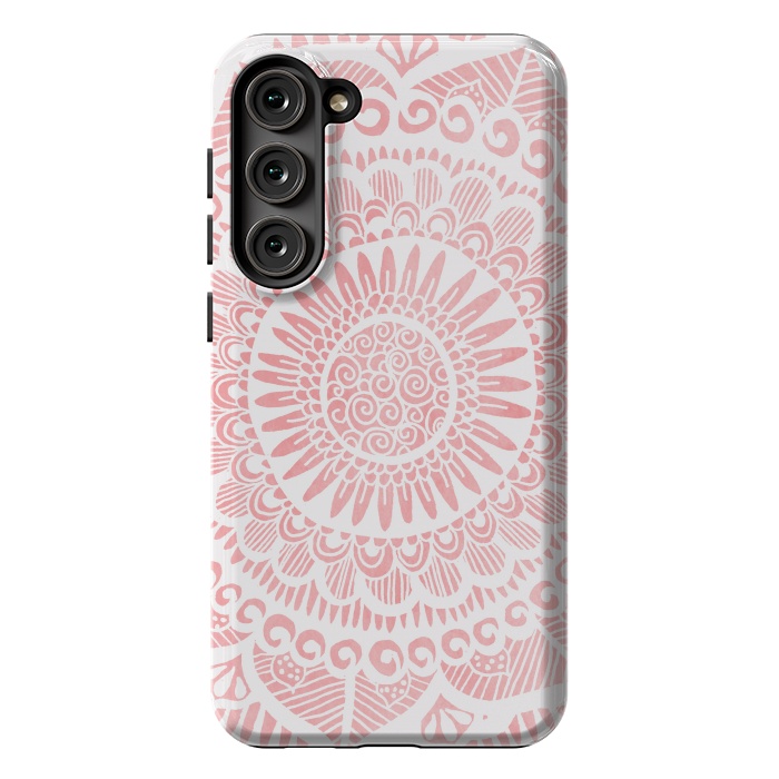 Galaxy S23 Plus StrongFit Blush Lace by Tangerine-Tane