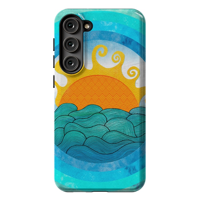 Galaxy S23 Plus StrongFit A Happy Day II by Pom Graphic Design