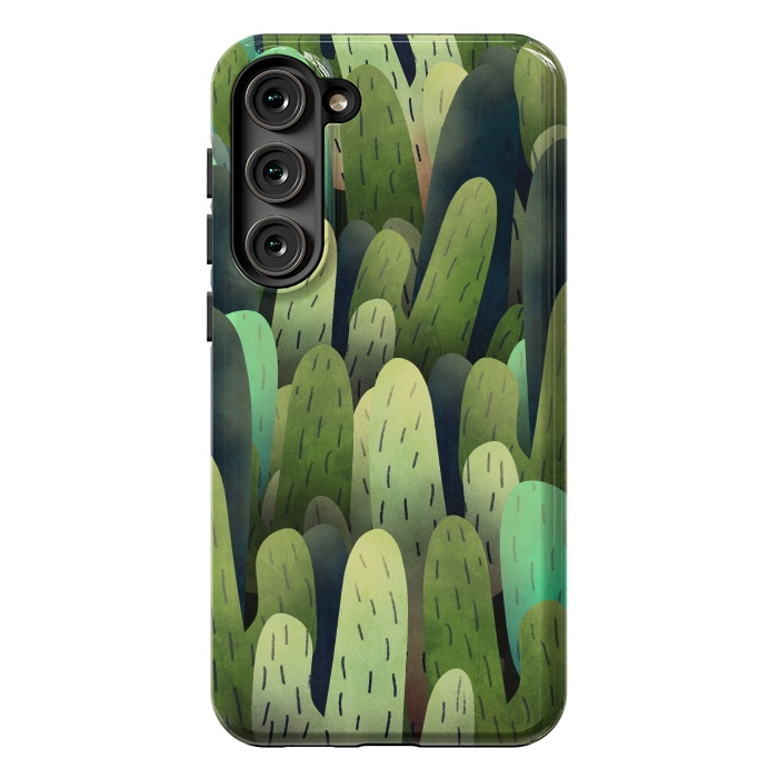 Galaxy S23 Plus StrongFit The cactus fields  by Steve Wade (Swade)