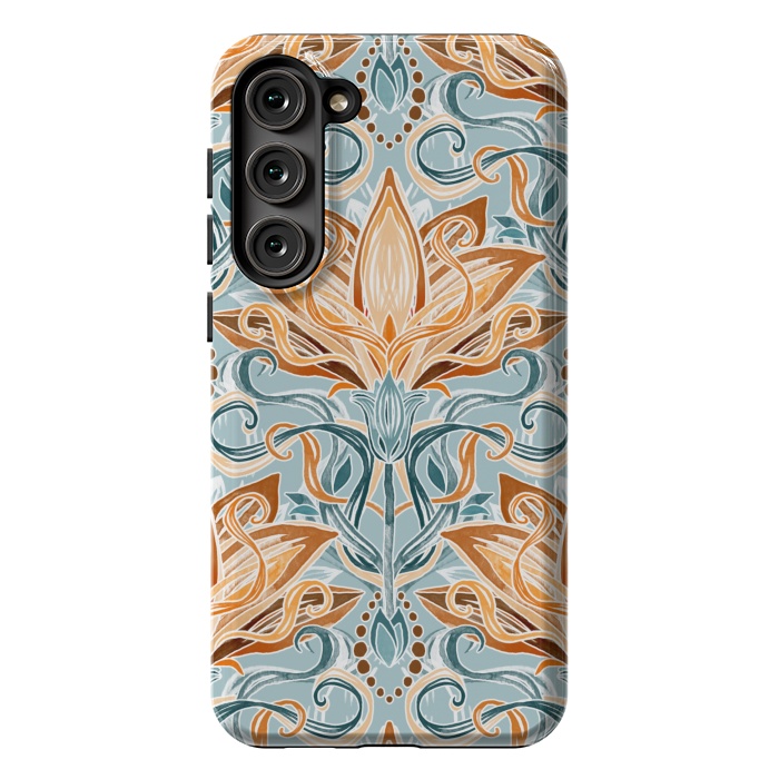 Galaxy S23 Plus StrongFit Autumn Afternoon Art Nouveau  by Micklyn Le Feuvre
