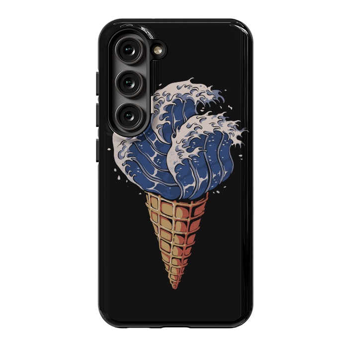 Galaxy S23 StrongFit Kanagawa Ice Cream  by Ilustrata