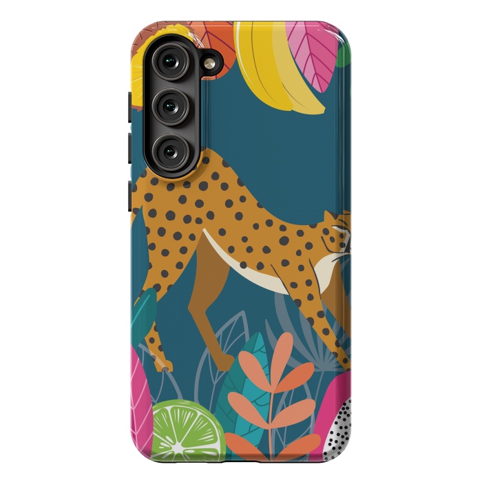 Galaxy S23 Plus StrongFit Cheetah stretching in the wild by Jelena Obradovic