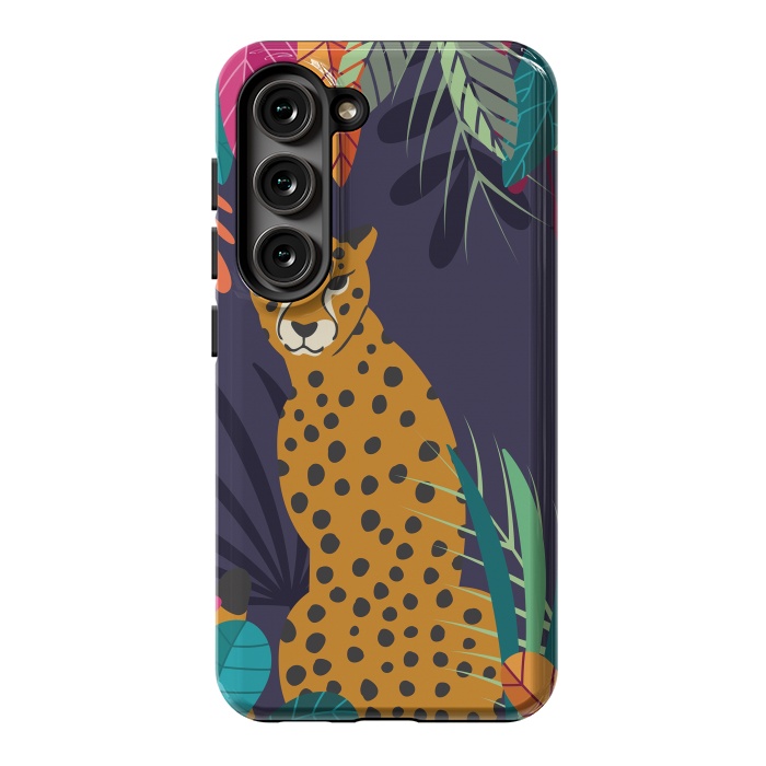 Galaxy S23 StrongFit Cheetah sitting in the wild by Jelena Obradovic
