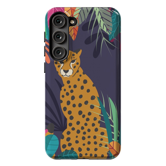 Galaxy S23 Plus StrongFit Cheetah sitting in the wild by Jelena Obradovic
