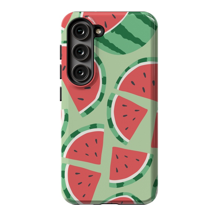 Galaxy S23 StrongFit Watermelon pattern 01 by Jelena Obradovic