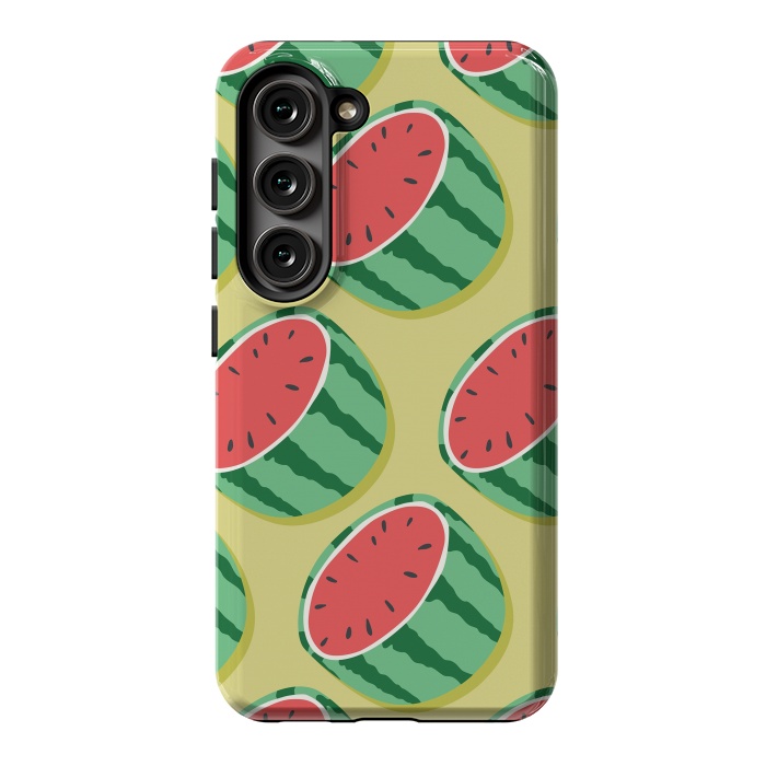Galaxy S23 StrongFit Watermelon pattern 02 by Jelena Obradovic