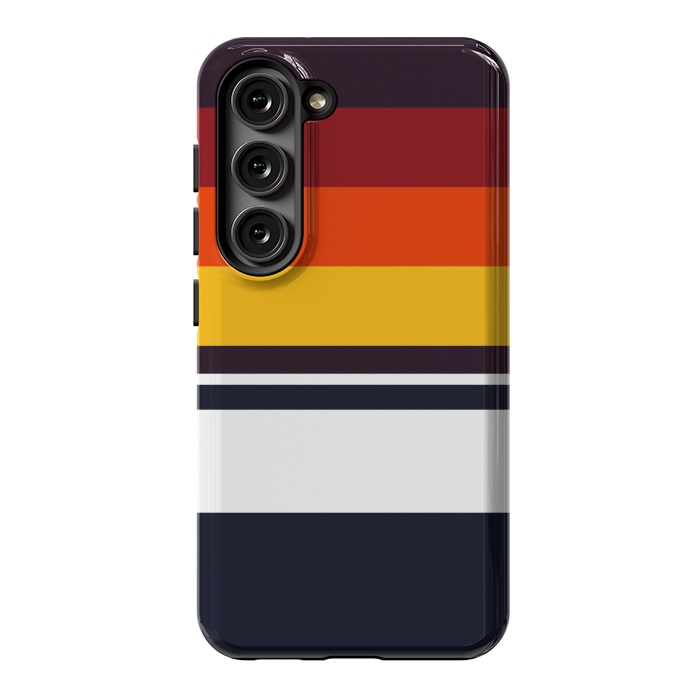 Galaxy S23 StrongFit Sunset Retro by TMSarts