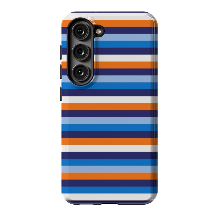 Galaxy S23 StrongFit Repeating Blue by TMSarts