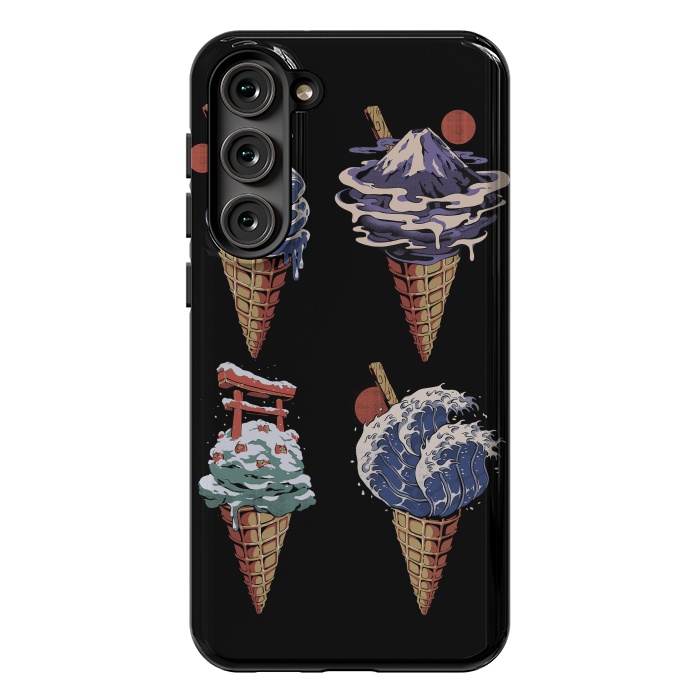 Galaxy S23 Plus StrongFit Japanese Ice Creams by Ilustrata