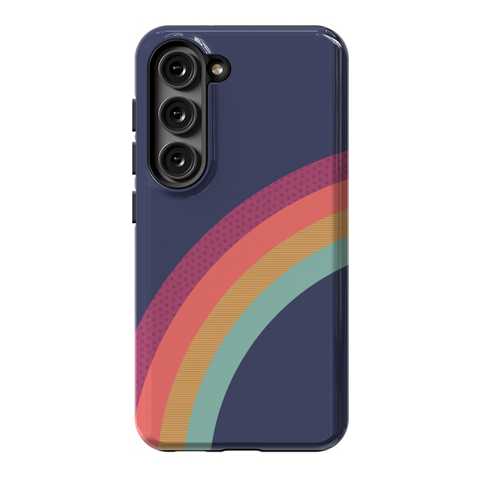 Galaxy S23 StrongFit Vintage Rainbow by ArtPrInk