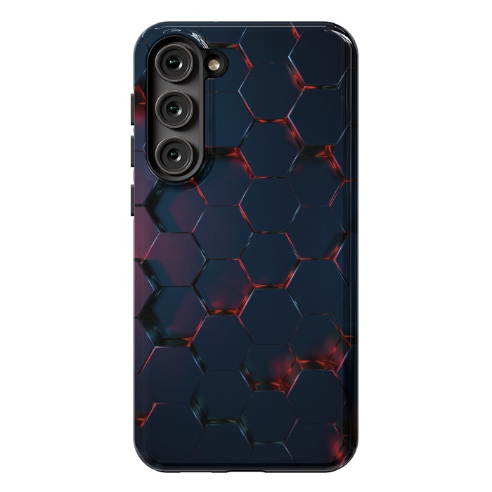 Galaxy S23 Plus StrongFit Hexagons  by Winston