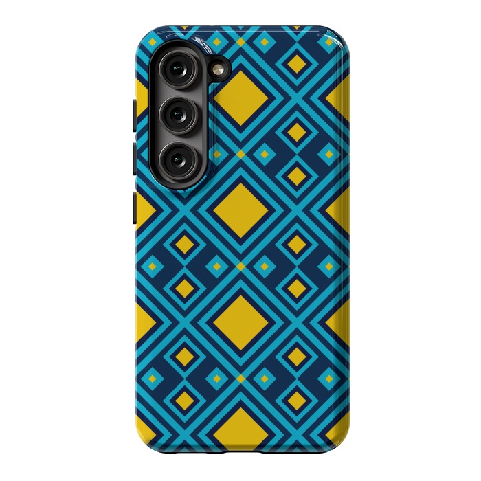 Galaxy S23 StrongFit Geometric Abstract Diamond by TMSarts