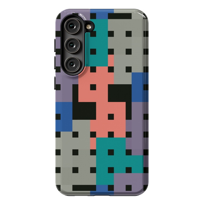 Galaxy S23 Plus StrongFit Geo Repeat Squares by TMSarts