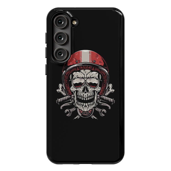 Galaxy S23 Plus StrongFit Skull Biker 4 by Afif Quilimo
