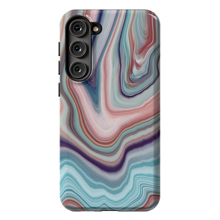 Galaxy S23 Plus StrongFit Abstract Marble Design VI by ArtsCase