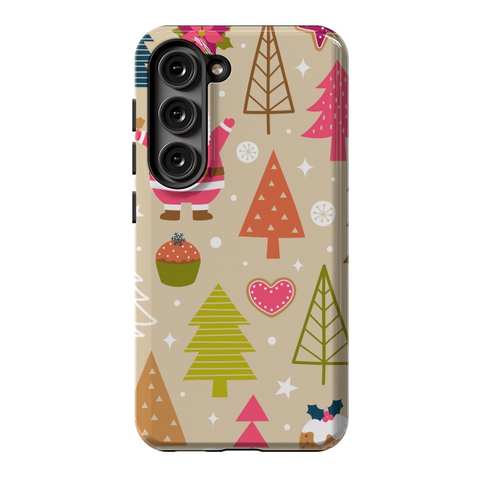 Galaxy S23 StrongFit Cute Santa Claus by ArtsCase