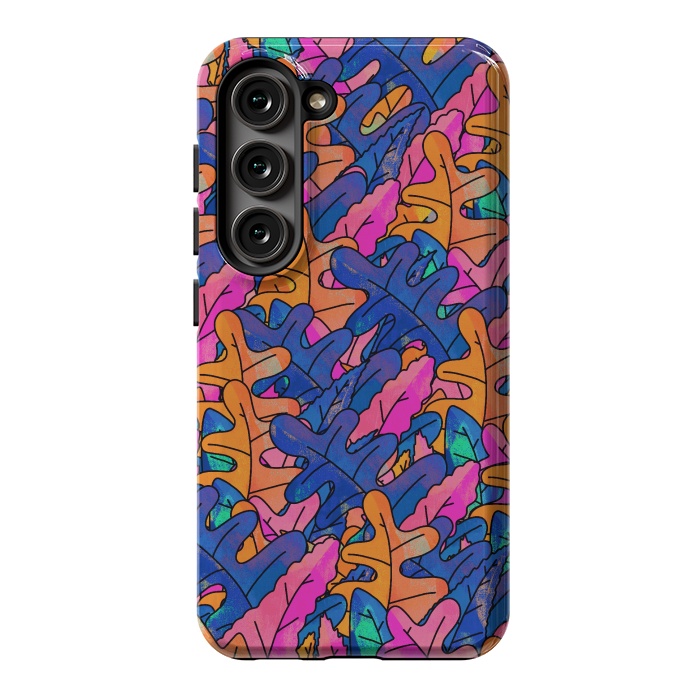 Galaxy S23 StrongFit summer autumn leaves by Steve Wade (Swade)