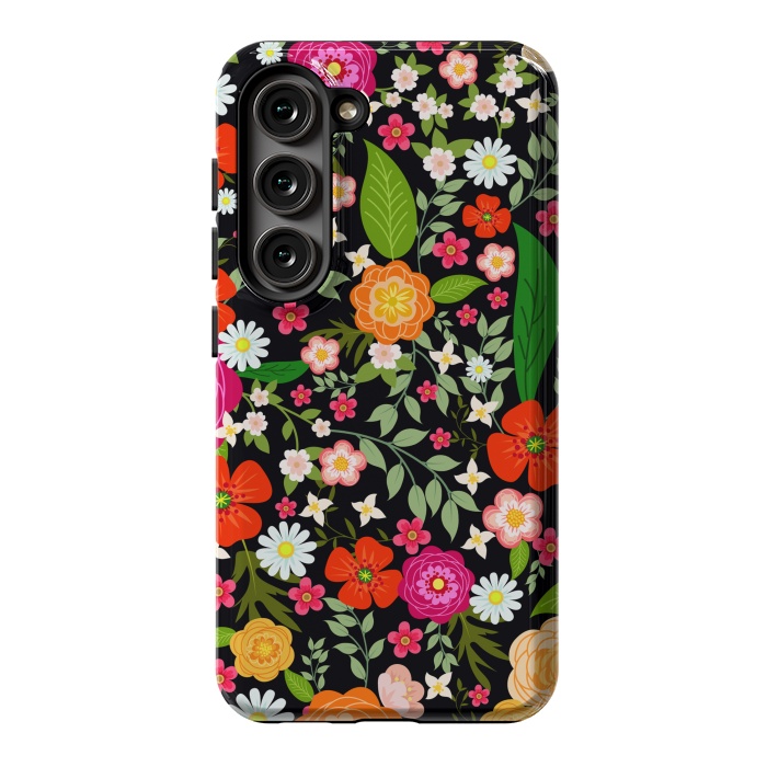 Galaxy S23 StrongFit Summer Meadow Seamless Pattern by ArtsCase