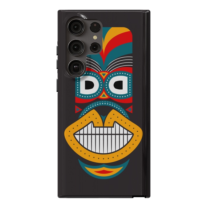 Galaxy S23 Ultra StrongFit Colorful Tikki by TMSarts