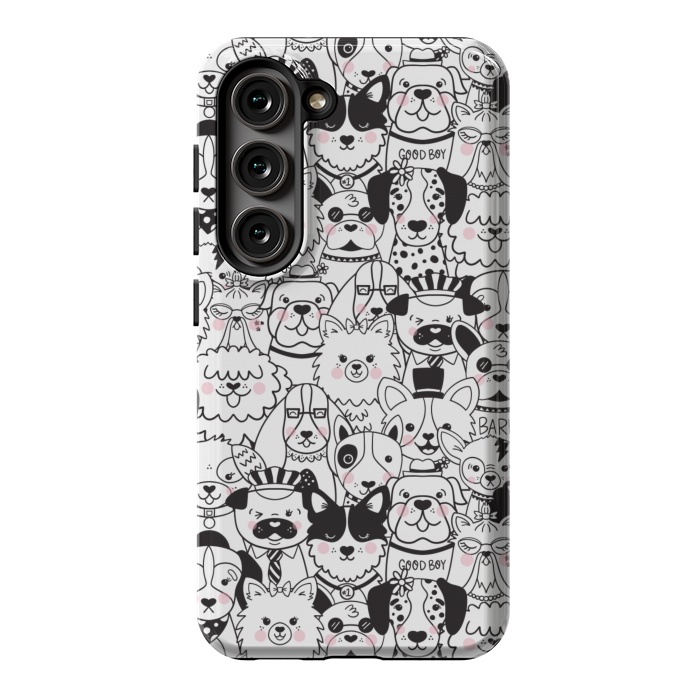 Galaxy S23 StrongFit Puppy Party by Noonday Design