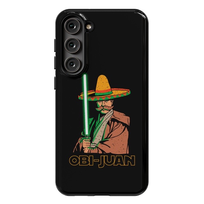 Galaxy S23 Plus StrongFit Obi Juan Funny Mexican Sombrero Cinco de Mayo by Vó Maria