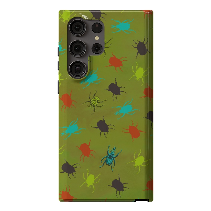 Galaxy S23 Ultra StrongFit Beetles & Bugs by Lotti Brown