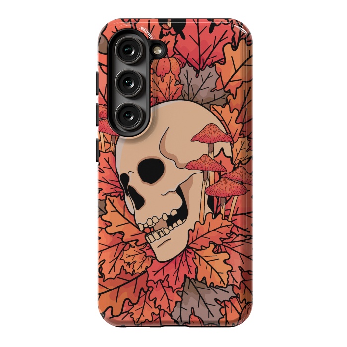 Galaxy S23 StrongFit The skull of autumn by Steve Wade (Swade)