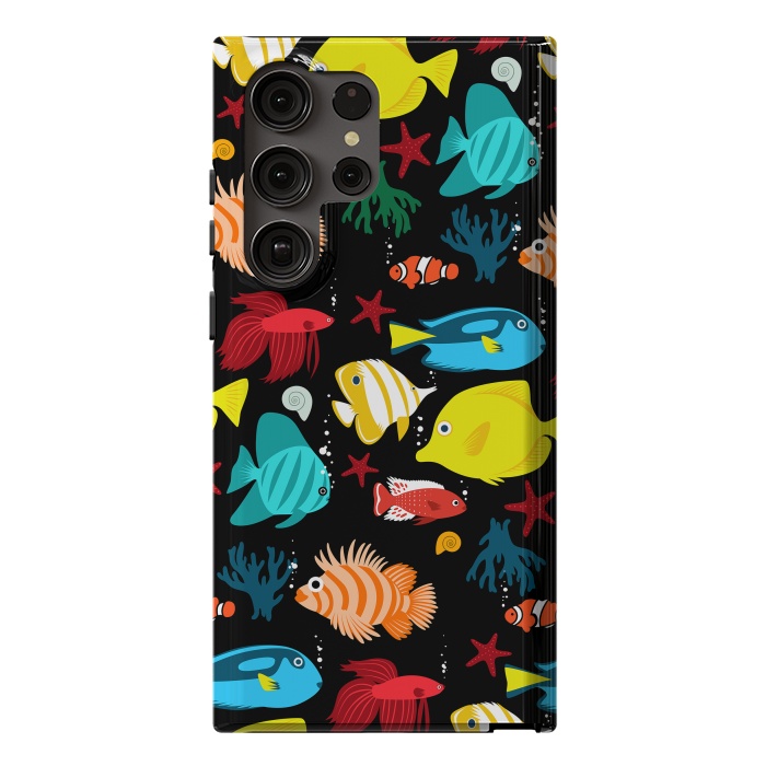 Galaxy S23 Ultra StrongFit Tropical aquarium by Alberto