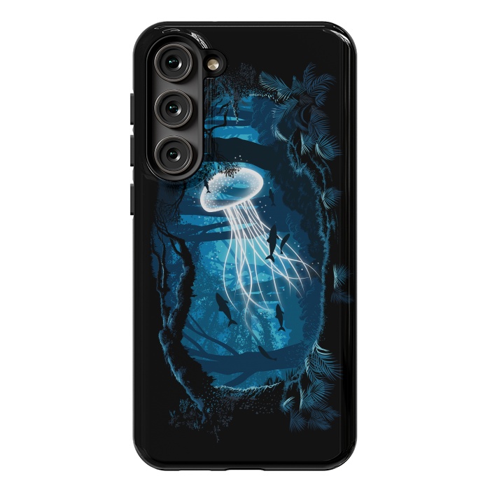 Galaxy S23 Plus StrongFit Jelly Fish Forest by Alberto