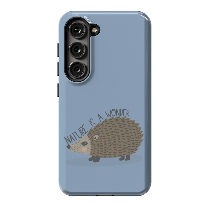 Galaxy S23 StrongFit Nature is a Wonder Hedgehog  by Edith May