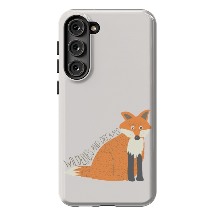 Galaxy S23 Plus StrongFit Wilderness and Dreams Fox by Edith May