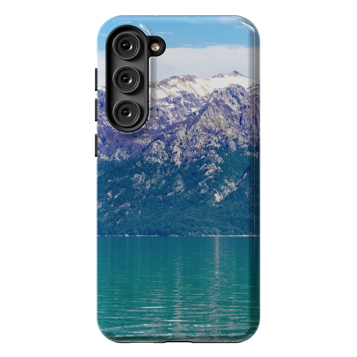 Galaxy S23 Plus StrongFit Purple mountains by Laura Nagel