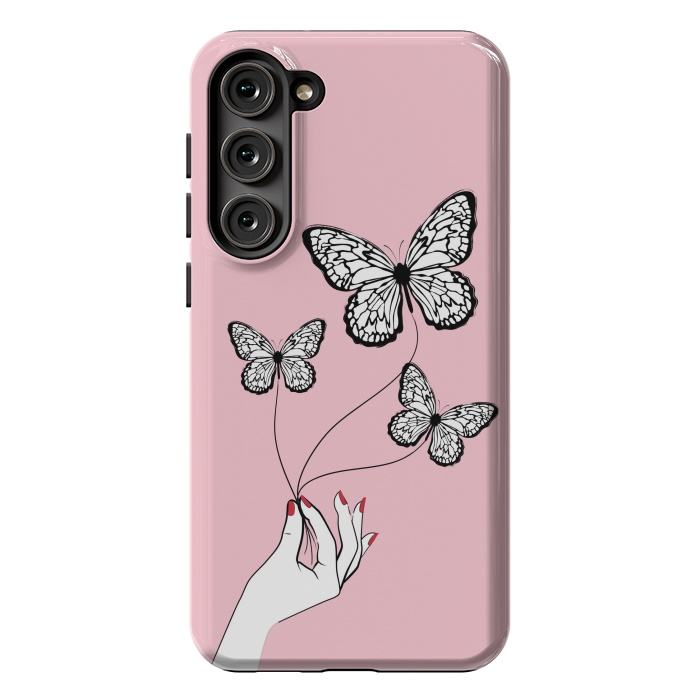 Galaxy S23 Plus StrongFit Butterfly Game by Martina