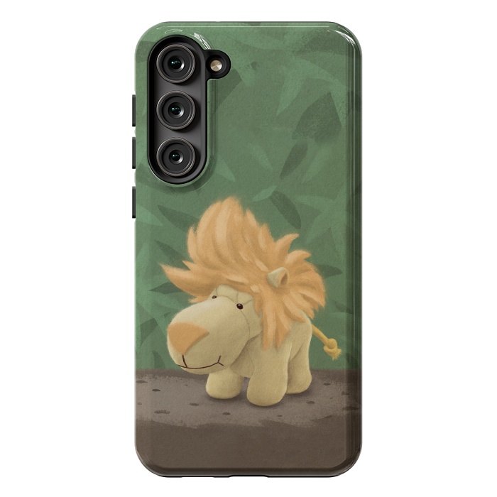 Galaxy S23 Plus StrongFit Cute lion by Laura Nagel