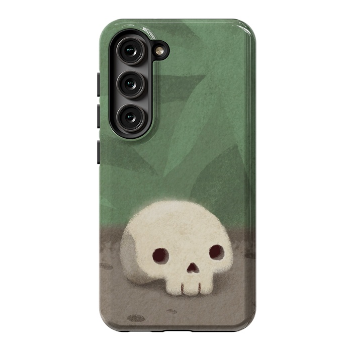 Galaxy S23 StrongFit Jungle skull by Laura Nagel