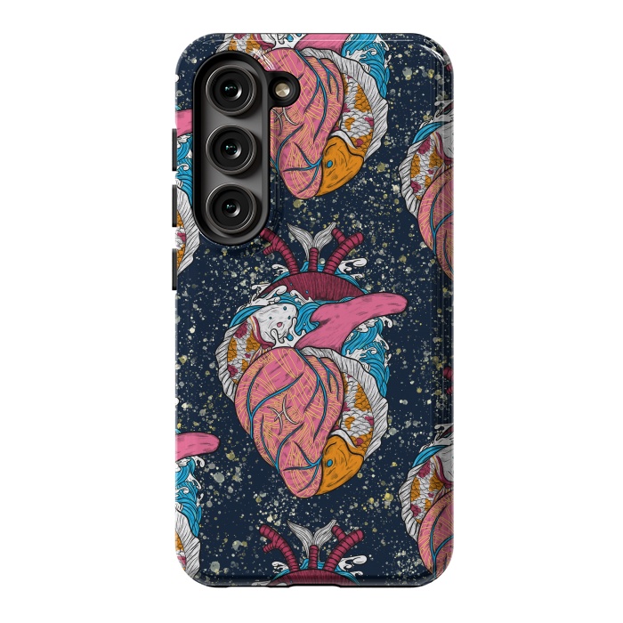 Galaxy S23 StrongFit Pisces Heart by Ranggasme