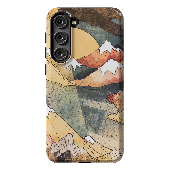 Galaxy S23 Plus StrongFit The old mountain lake by Steve Wade (Swade)