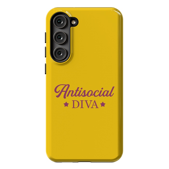 Galaxy S23 Plus StrongFit Antisocial diva by Dhruv Narelia