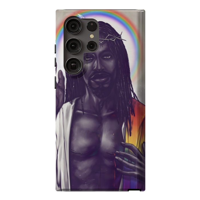 Galaxy S23 Ultra StrongFit Jesus by Draco