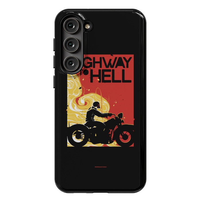 Galaxy S23 Plus StrongFit Highway to Hell 1 by Draco