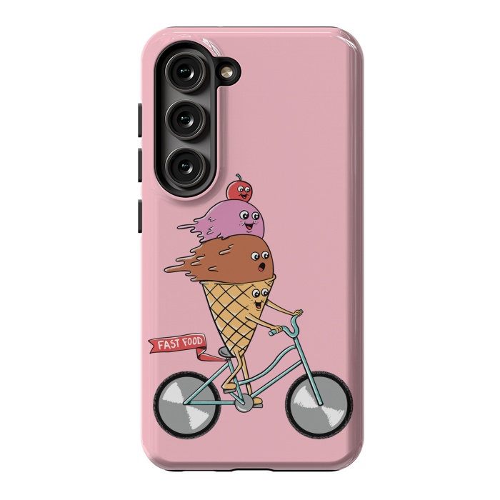 Galaxy S23 StrongFit Ice cream fast food rose by Coffee Man