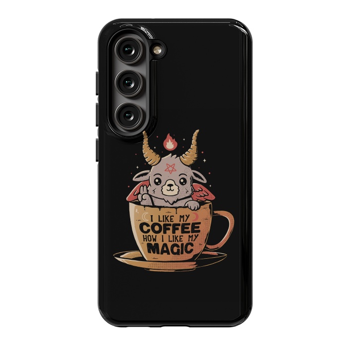 Galaxy S23 StrongFit Black Coffee by eduely