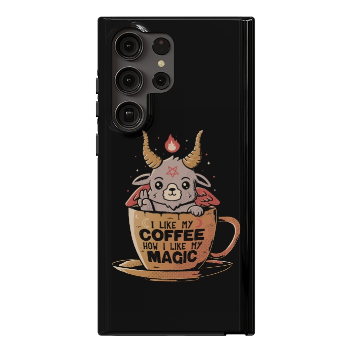 Galaxy S23 Ultra StrongFit Black Coffee by eduely