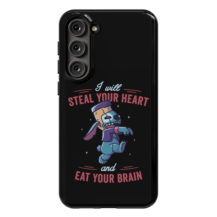 Galaxy S23 Plus StrongFit I Will Steal Your Heart And Eat Your Brain by eduely