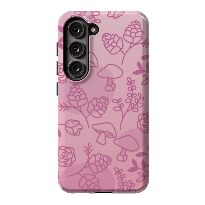 Galaxy S23 StrongFit Flores Rosa by daivos