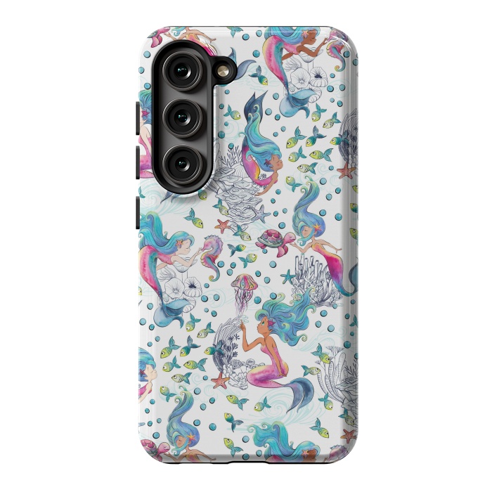 Galaxy S23 StrongFit Modern Mermaid Toile by gingerlique